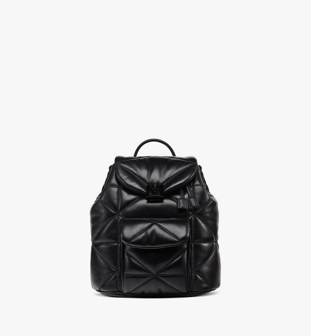Travia Backpack in Cloud Quilted Lamb Leather 1 Travia Backpack in Cloud Quilted Lamb Leather 1
